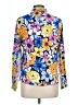 IBKUL Floral Yellow 3/4 Sleeve Blouse Size XL - photo 2