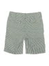 Lands' End 100% Baumwolle Stripes Green Khaki Shorts Size 8 - photo 2