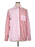 4SI3NNA Stripes Pink Long Sleeve Button-Down Shirt Size XXL - photo 1