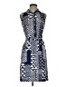 J. McLaughlin Graphic Blue Casual Dress Size S - photo 1