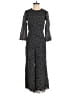 Reformation 100% Viscose Animal Print Black Jumpsuit Size 0 - photo 1
