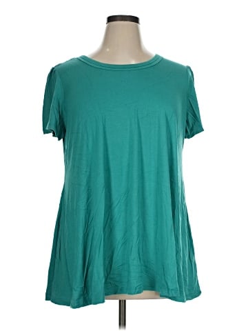 LOGO by Lori Goldstein Short Sleeve Top (view 1)