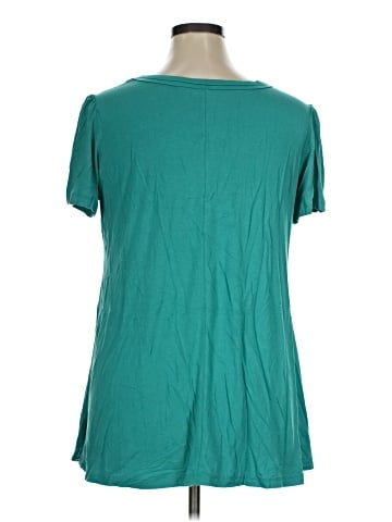 LOGO by Lori Goldstein Short Sleeve Top (view 2)