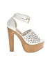 Just Fab White Heels Size 6 1/2 - photo 1