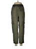 Monrow 100% Cotton Green Cargo Pants Size M - photo 1