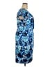 Assorted Brands Print Blue Casual Dress Size XXL - photo 4