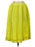 J.Crew 100% Silk Solid Yellow Silk Skirt Size 0 - photo 1
