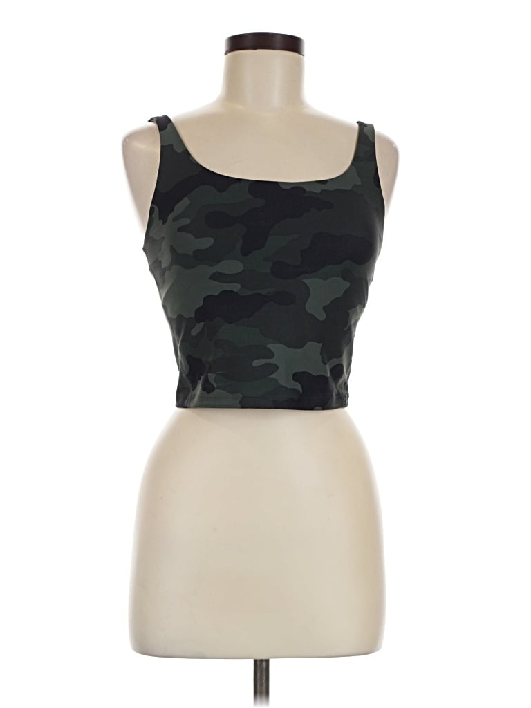 Pre-owned Active By Old Navy Tank Top Green Strapless Neckline Tops