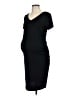 Isabel Maternity Black Casual Dress Size Lg Maternity - photo 1