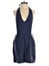 Skies Are Blue Solid Blue Romper Size S - photo 1