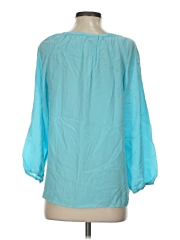 Tyler Boe 3/4 Sleeve Silk Top (view 2)