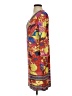White Mark Paisley Orange Casual Dress Size L - photo 5