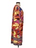 White Mark Paisley Orange Casual Dress Size L - photo 4