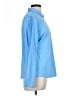 IBKUL Blue Long Sleeve Blouse Size XL - photo 4