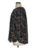Not Your Daughter's Jeans 100% Polyester Black 3/4 Sleeve Blouse Size XL - photo 5