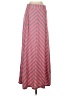 Maurices Chevron-herringbone Pink Casual Skirt Size S - photo 2