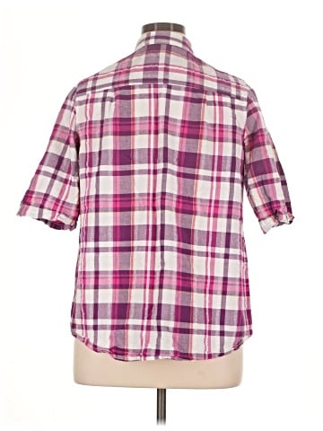 Woman Within Short Sleeve Button-Down Shirt (view 2)