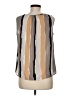 Nine West 100% Polyester Gray Sleeveless Blouse Size M - photo 2