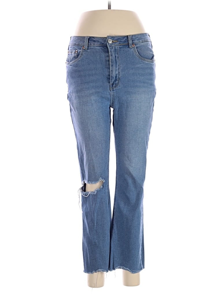 Pre-owned Avec Les Filles Jeans In Blue