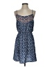 Mine Paisley Blue Casual Dress Size S - photo 1