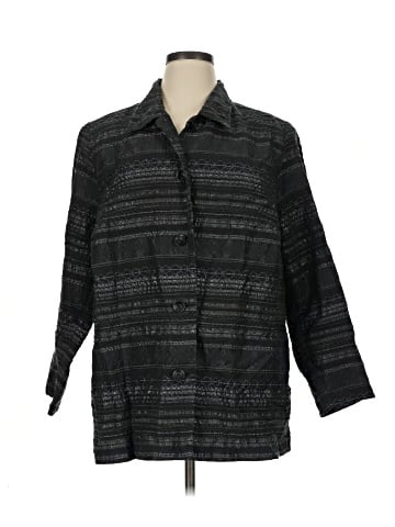 Maggie Barnes 3/4 Sleeve Button-Down Shirt (view 1)