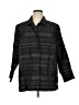 Maggie Barnes Black 3/4 Sleeve Button-Down Shirt Size 1X - photo 1