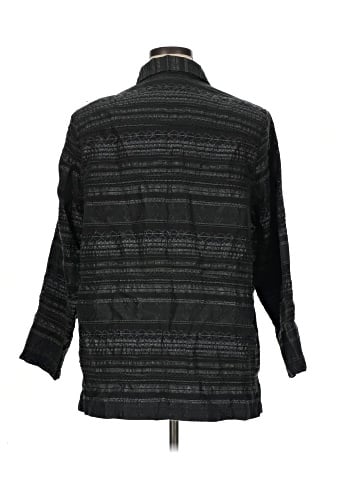 Maggie Barnes 3/4 Sleeve Button-Down Shirt (view 2)