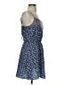 Mine Paisley Blue Casual Dress Size S - photo 4