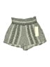 Kingston Grey Chevron-herringbone Gray Green Shorts Size XS - photo 1