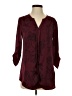 Maurices 100% Polyester Burgundy 3/4 Sleeve Blouse Size XS - photo 1