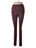 Athleta Animal Print Burgundy Casual Pants Size M (tall) - photo 1