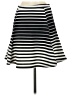 Silence and Noise Stripes Black Casual Skirt Size S - photo 2