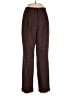 Woolmark 100% Wool Plaid Brown Wool Pants Size 12 - photo 1