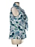 Tahari by ASL Blue Sleeveless Blouse Size M - photo 4