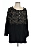 J.Jill Black 3/4 Sleeve Blouse Size XL (tall) - photo 1
