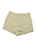Wishlist 100% Polyester Checkered-gingham Yellow Shorts Size M - photo 1