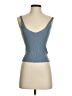 Happily Grey 100% Polyester Blue Tank Top Size S - photo 1