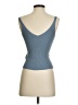 Happily Grey 100% Polyester Blue Tank Top Size S - photo 2