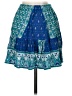 Walker & Wade Paisley Blue Casual Skirt Size S - photo 2