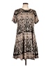 Unbranded Paisley Brown Casual Dress Size L - photo 1