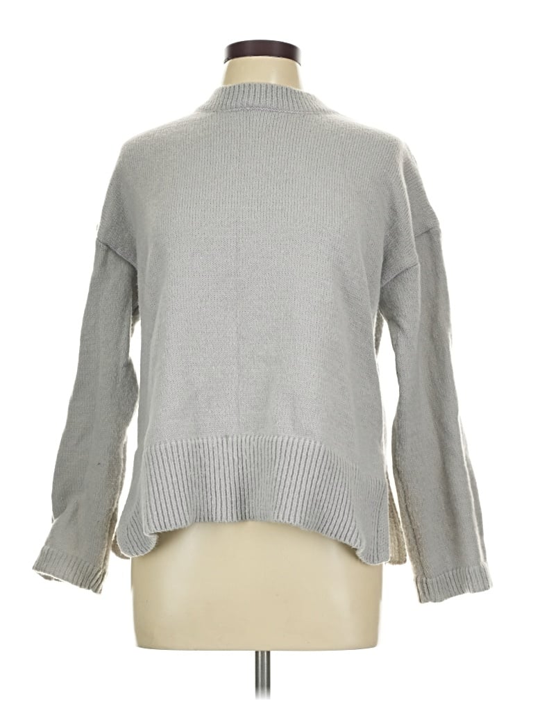 Pre-owned Unbranded Turtleneck Sweater In Gray