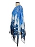 JM Collection 100% Polyester Blue Kimono Size M - photo 5