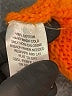Hiho 100% Cotton Orange Pullover Sweater Size L - photo 8