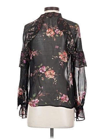 Intermix 3/4 Sleeve Silk Top (view 2)