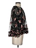 Alice McCall 100% Polyester Black 3/4 Sleeve Blouse Size 2 - photo 4