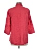 For Cynthia 100% Linen Red 3/4 Sleeve Button-Down Shirt Size M - photo 2