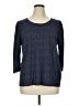 Style&Co Blue 3/4 Sleeve Top Size XL - photo 1