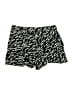 Nine West 100% Rayon Animal Print Black Shorts Size L - photo 2