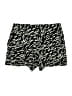 Nine West 100% Rayon Animal Print Black Shorts Size L - photo 1