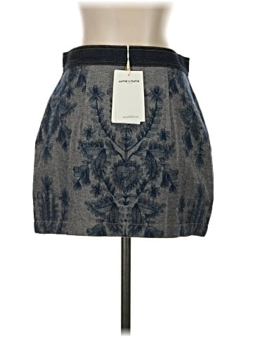 Antik Batik Denim Skirt (view 2)